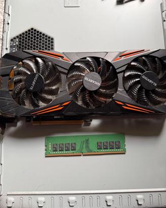 PC 16GB DDR4 + GTX 1080 8GB + i5-6600K + MB + AIO