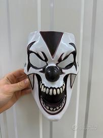 👹 Maschera Mostro Bianco/Nero – Look Spaventoso