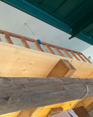 SOPPALCO IN LEGNO PER GARAGE