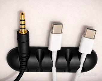 3 Organizer per cavi. 4 colori disponibili 