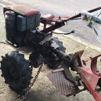 Motozappa con carrello