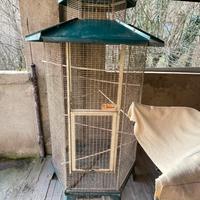 voliera per uccelli grande da esterno