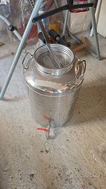 Tanica olio vino 50 litri inox