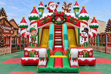 Scivoli Gonfiabili Natalizi per Christmas Town