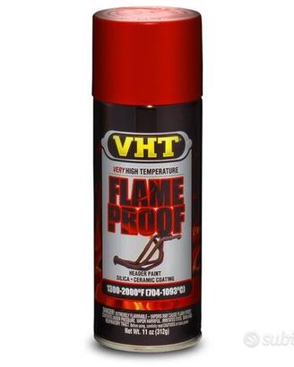 Vernice Ceramica Flame Proof VHT Rosso per Scarico