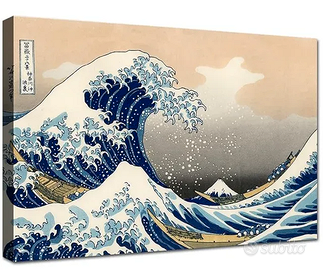 Quadro Su Tela - Japan Onda Di Kanagawa
