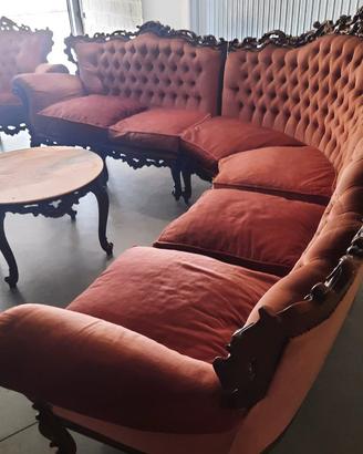 Salotto completo stile barocco