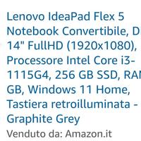 NOTEBOOK LENOVO IDEAPAD FLEX 5 14 POLLICI