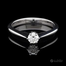 FOREVER UNIQUE SOLITARIO ORO 18KT BRILLANTE 0.30CT