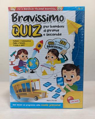 Bravissimo QUIZ Lisciani NUOVO SIGILLATO