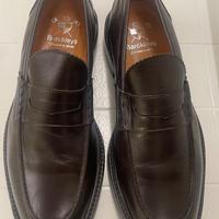 Mocassini, pelle, testa di moro