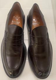 Mocassini, pelle, testa di moro