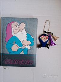 Diario "I Sette Nani" 2016 e Ciondolo di Brontolo 