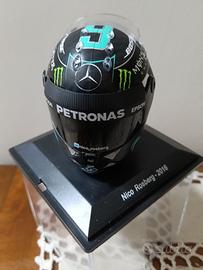 Modellino casco pilota Nico Rosberg 2016
