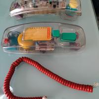 Telefono fisso trasparente vintage anni 80