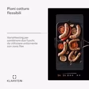 Piastra induzione cappa integrata