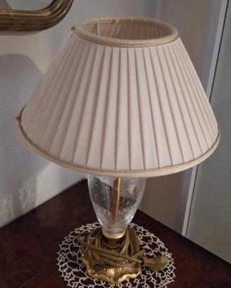 Lampada da tavolo vintage  vetro Murano
