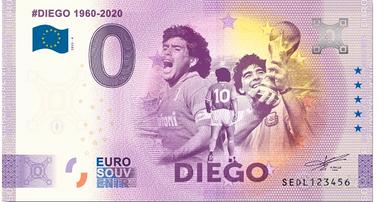 maradona banconota euro