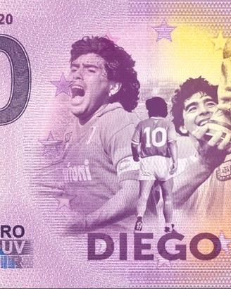 maradona banconota euro