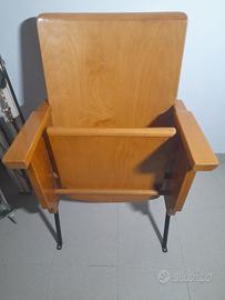 Sedia poltrona cinema vintage