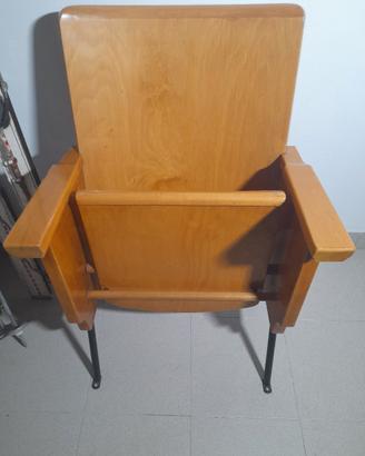 Sedia poltrona cinema vintage