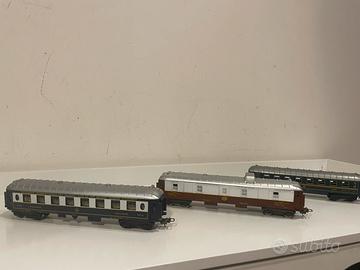Tre carrozze CIWL Orient Express Lima HO