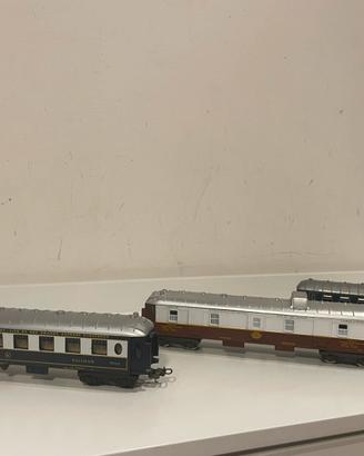 Tre carrozze CIWL Orient Express Lima HO