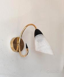 Lampada da parete vintage anni 50