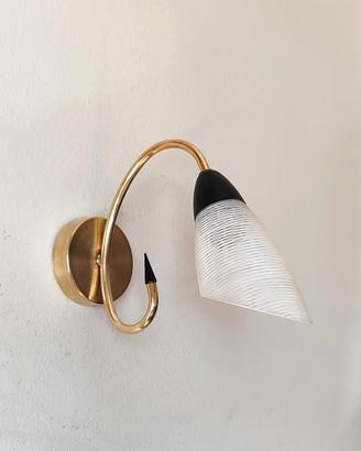 Lampada da parete vintage anni 50