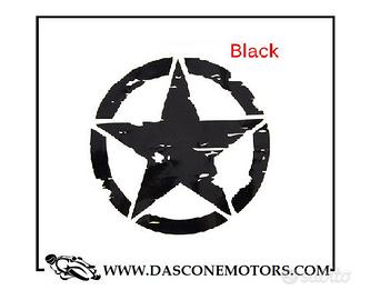 ADESIVO A STELLA NERO Ø 150