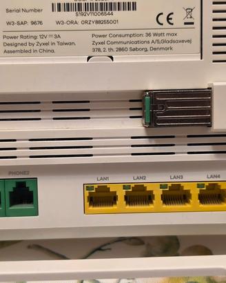 modem per fibra Zyxel Wind