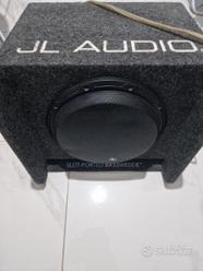 sub  JL audio  10W6V3 -D4   cm 25   in cassa  			