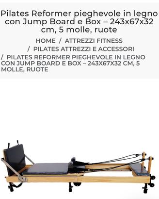 Pilates reformer
