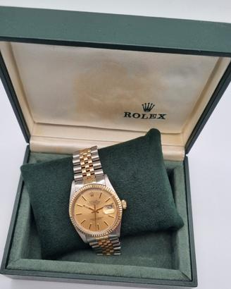 Rolex datejust acciaio oro 16013