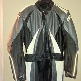 Tuta in pelle Spike taglia 46