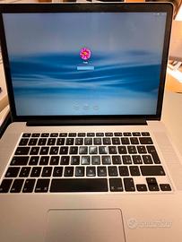 Macbook Pro 15 anno 2015 Retina 512GB SSD 16GB Ram