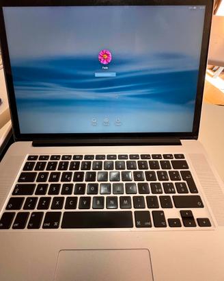 Macbook Pro 15 anno 2015 Retina 512GB SSD 16GB Ram