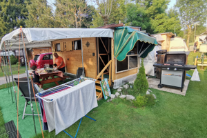 Preingresso/casetta per roulotte stanziale