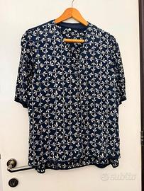 Completo 2 pezzi Made in Italy taglia 44 blu