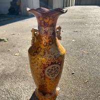 Vaso decorativo in ceramica stile orientale