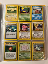 Lotto Carte Pokemon vintage wizards ITA/ENG
