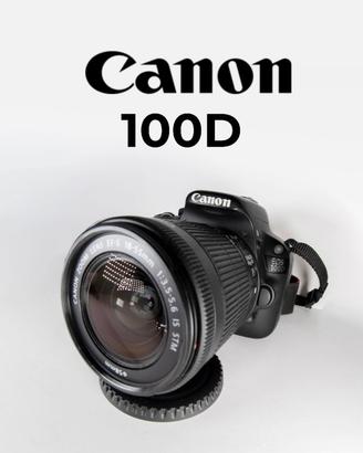 Fotocamera Canon 100D  18-55 IS STM  Schermo Touch