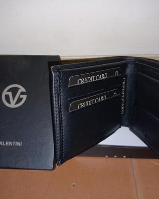 Portafoglio Valentini nero nuovo