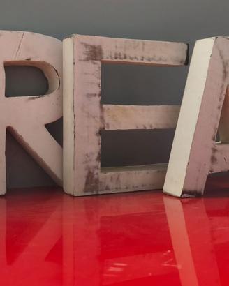 lettere in legno