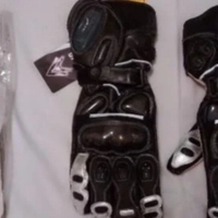 Guanti moto racing pelle canguro carbonio