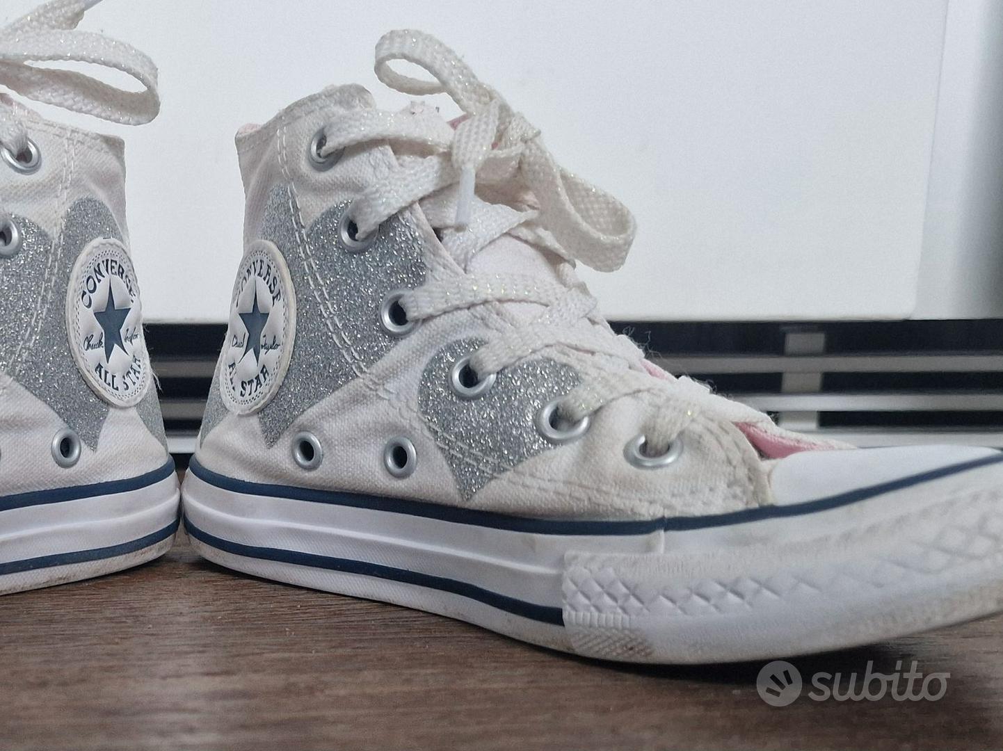 Converse deals glitter bambina