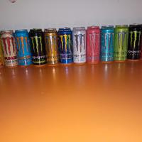 collezione di Lattine monster energy 