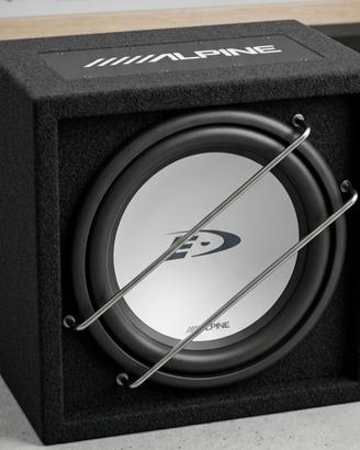 Subwoofer Alpine + Amplificatore Coral – Bassi Pot