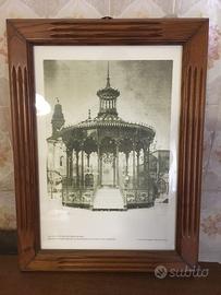 Cornici artigianali con foto d'epoca Sava antica