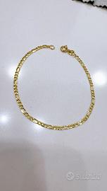 Bracciale marinara 3+1 in oro 18kt 750 unisex